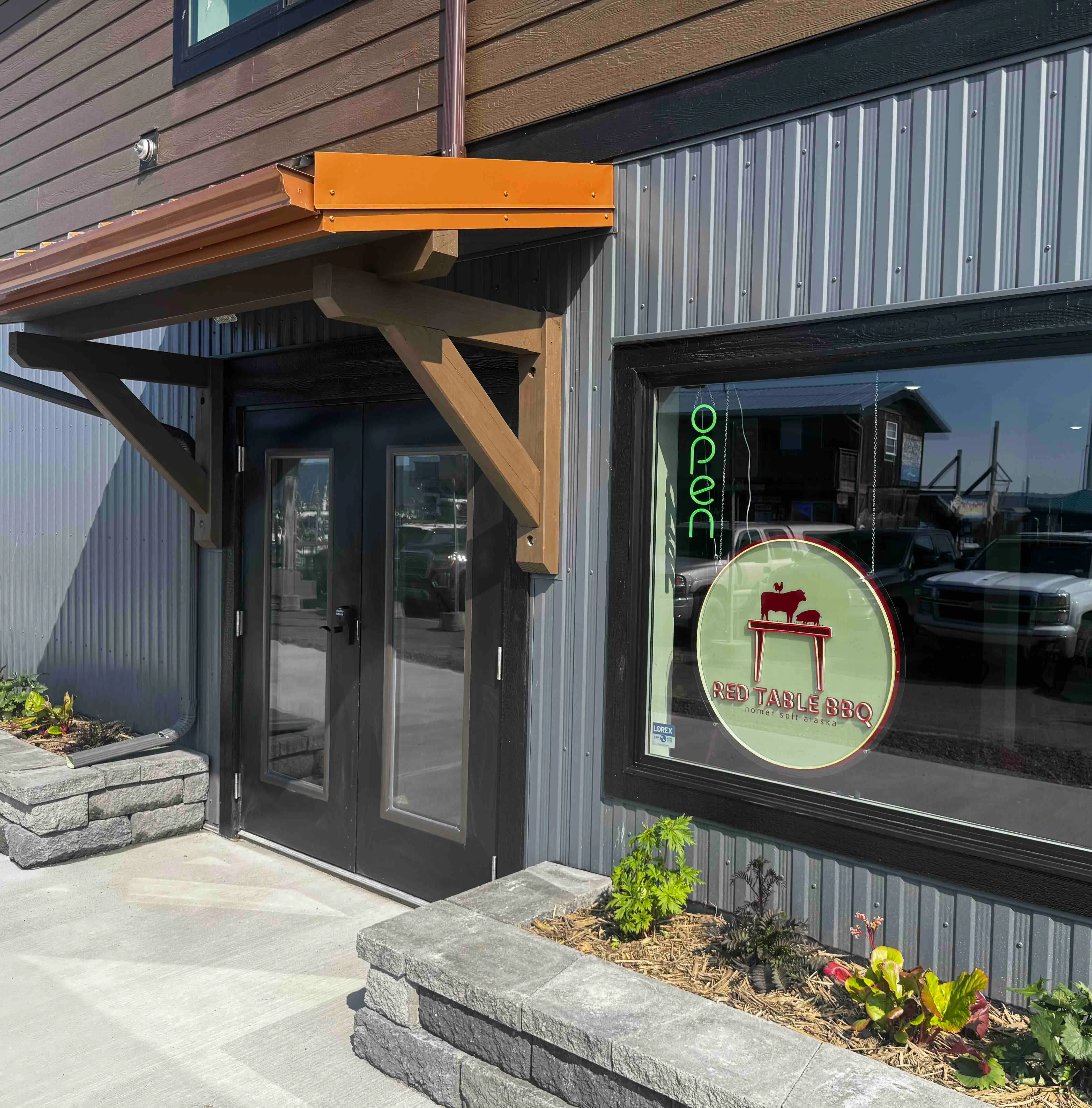 Red Table BBQ restaurant in Homer, Alaska